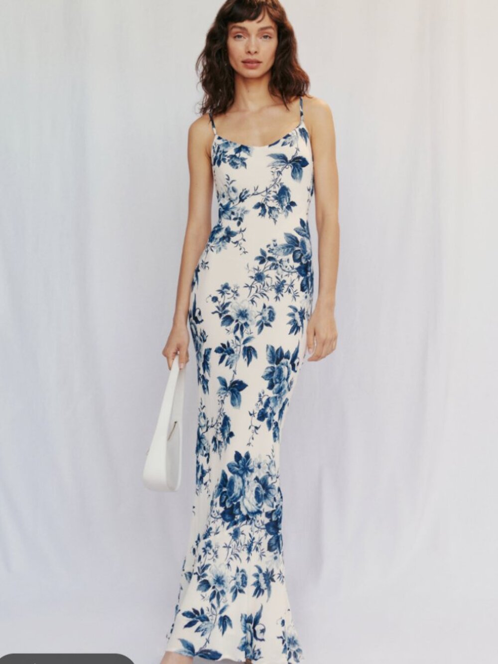Reformation Parma Dress in CallaLily print blue/white size M - Picture 3 of 6